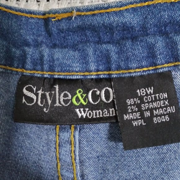 Macy's Ladies Jeans size 18W - Picture 5 of 5